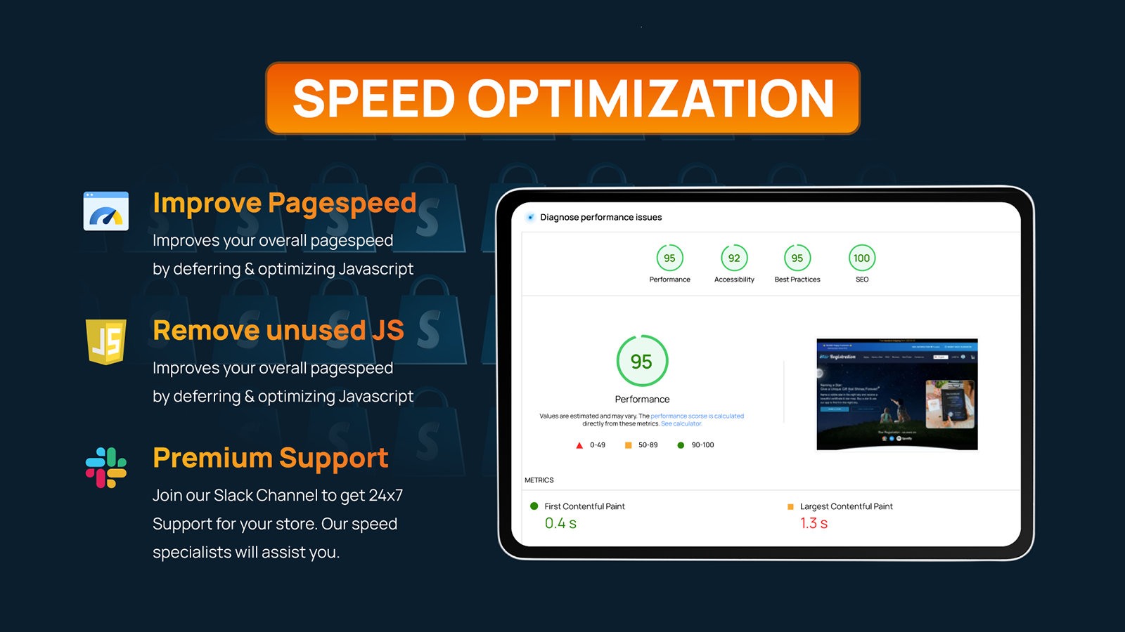 Optimización de velocidad para tu tienda