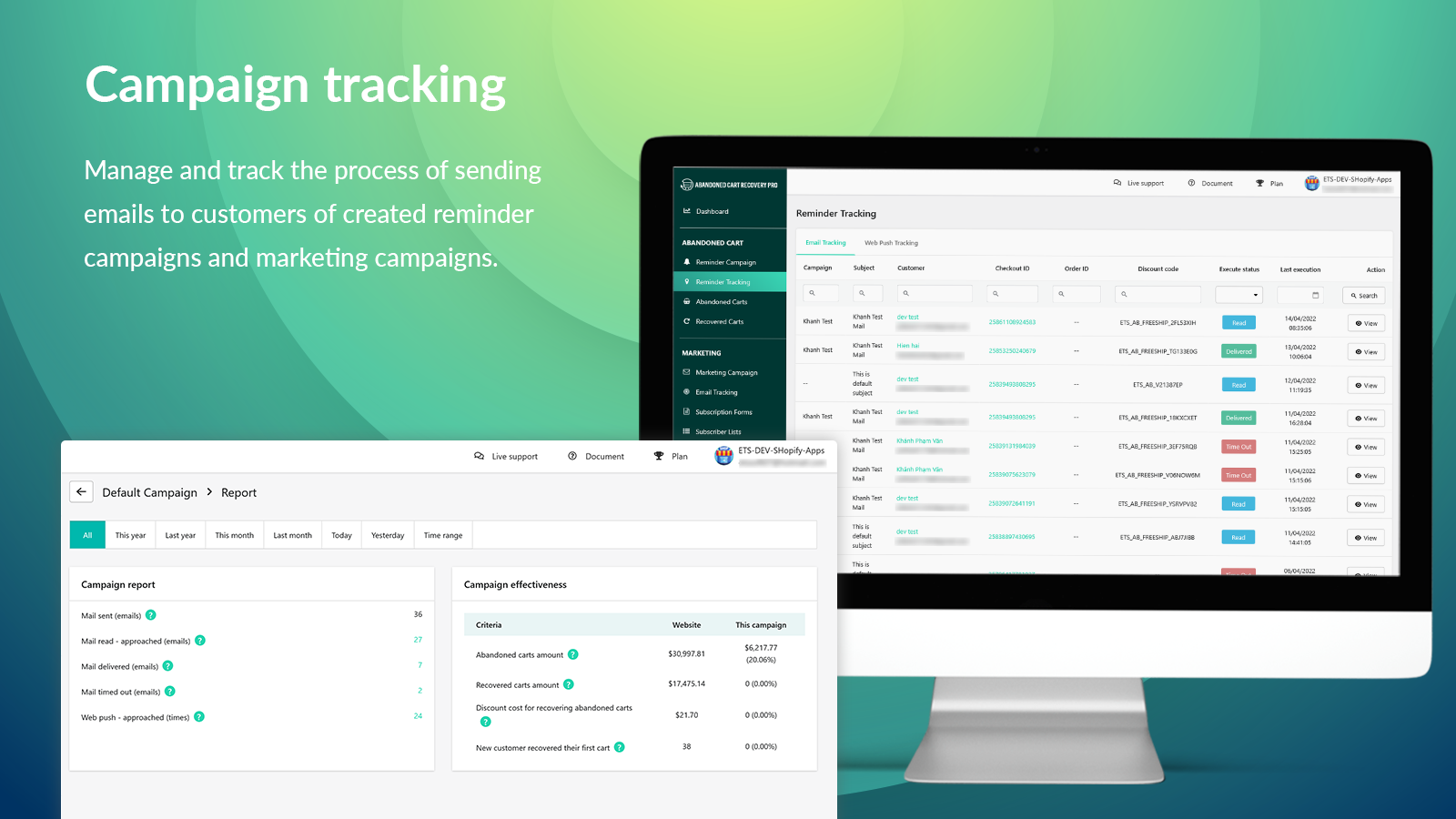 Campaign tracking