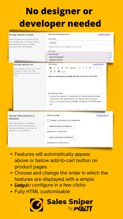 Sales Sniper - increase conversion rate