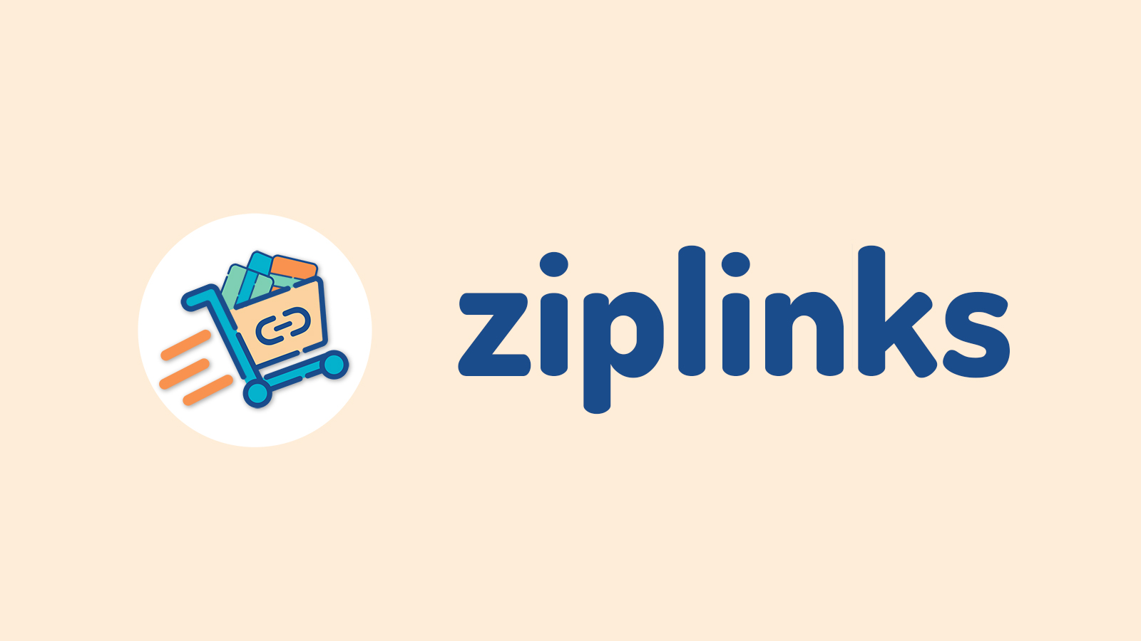 byg indkøbsvogn links og kassen links med ZipLinks