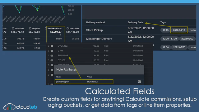 Campos calculados para crear cualquier métrica personalizada que puedas imaginar