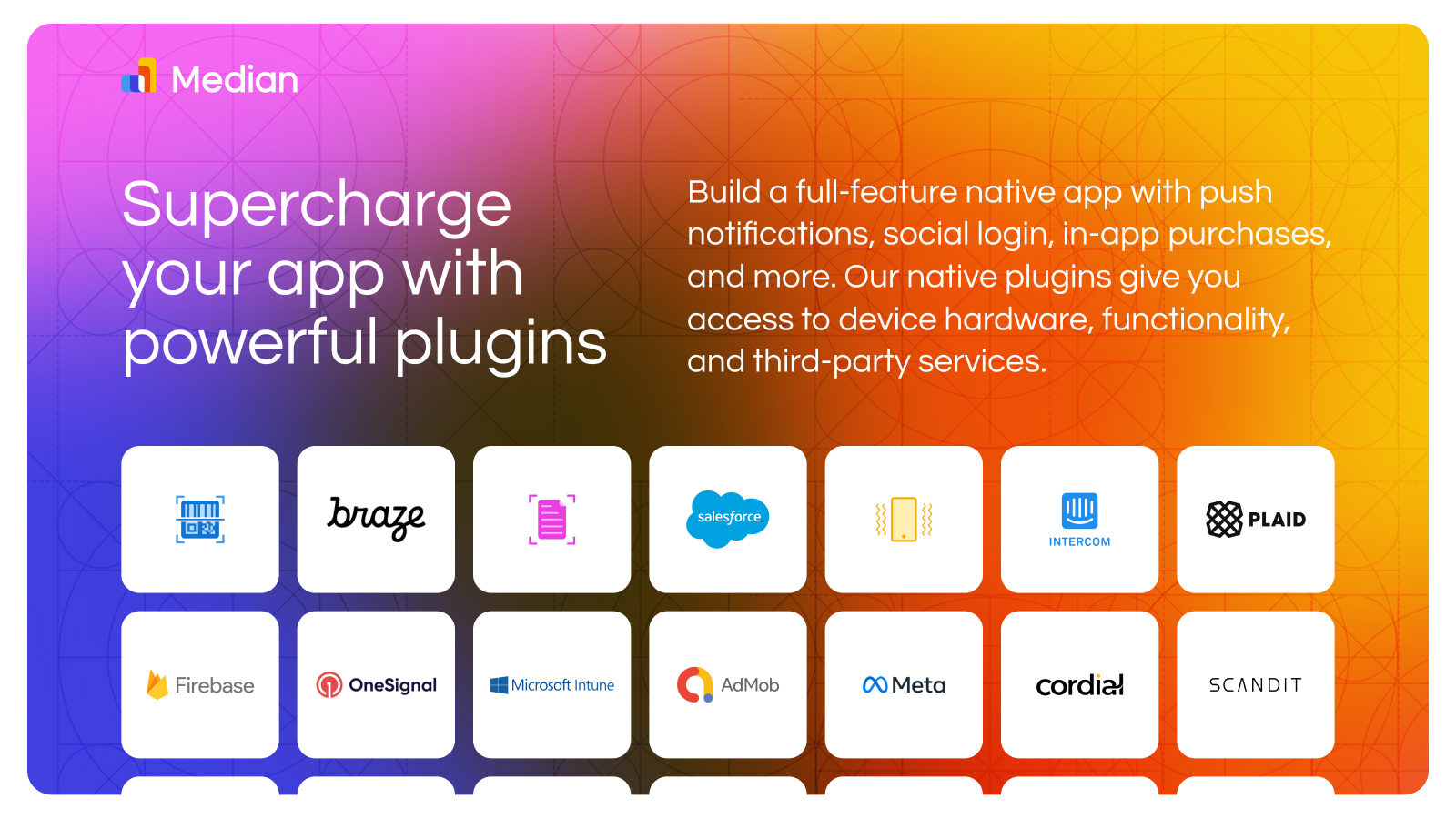 Supercharge seu aplicativo com poderosos plugins
