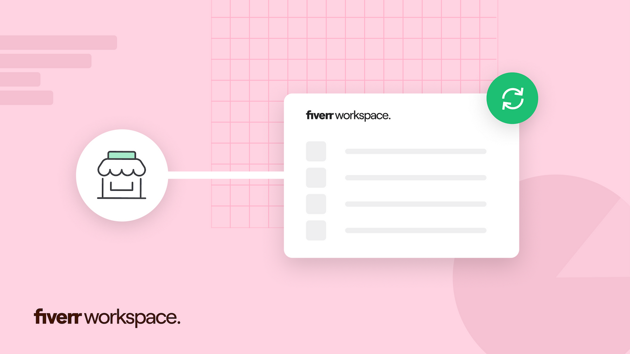 Administrer din virksomhed med Fiverr Workspace