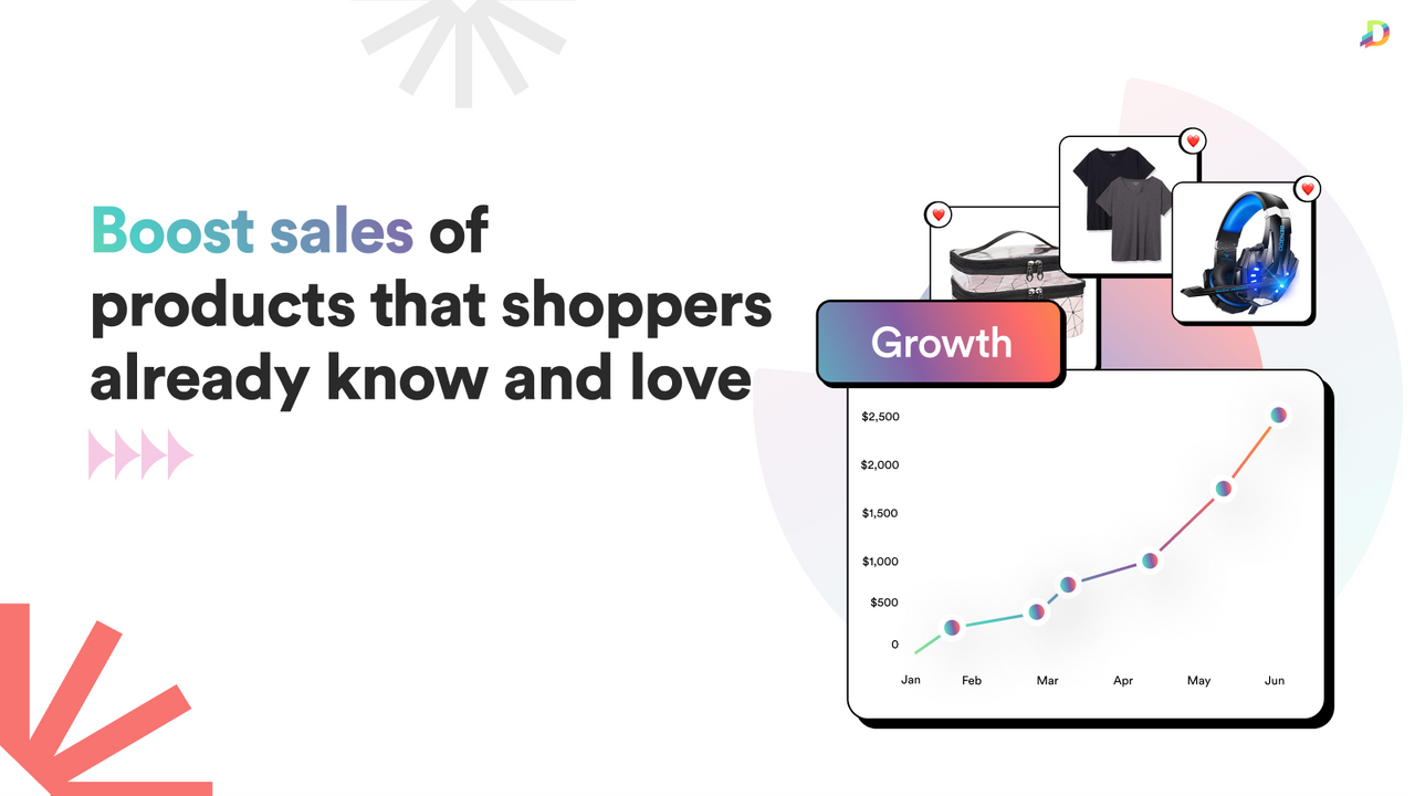 Impulsione as vendas de produtos que os compradores já conhecem e amam