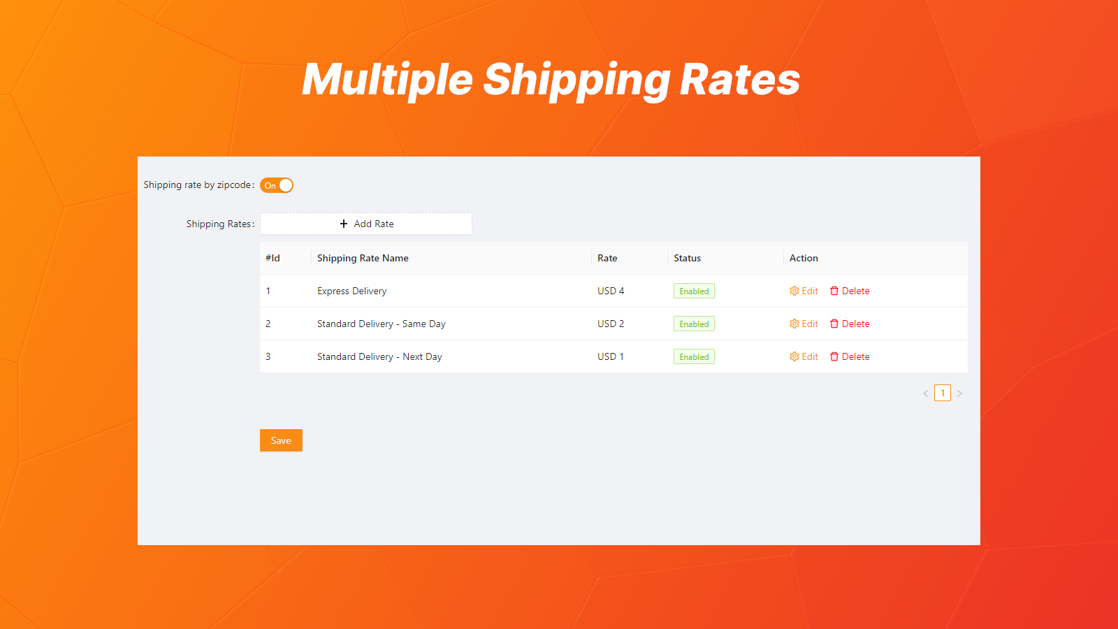 ShipFee ‑ Delivery rate Screenshot