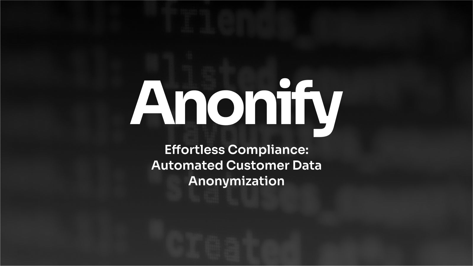 Anonify Screenshot