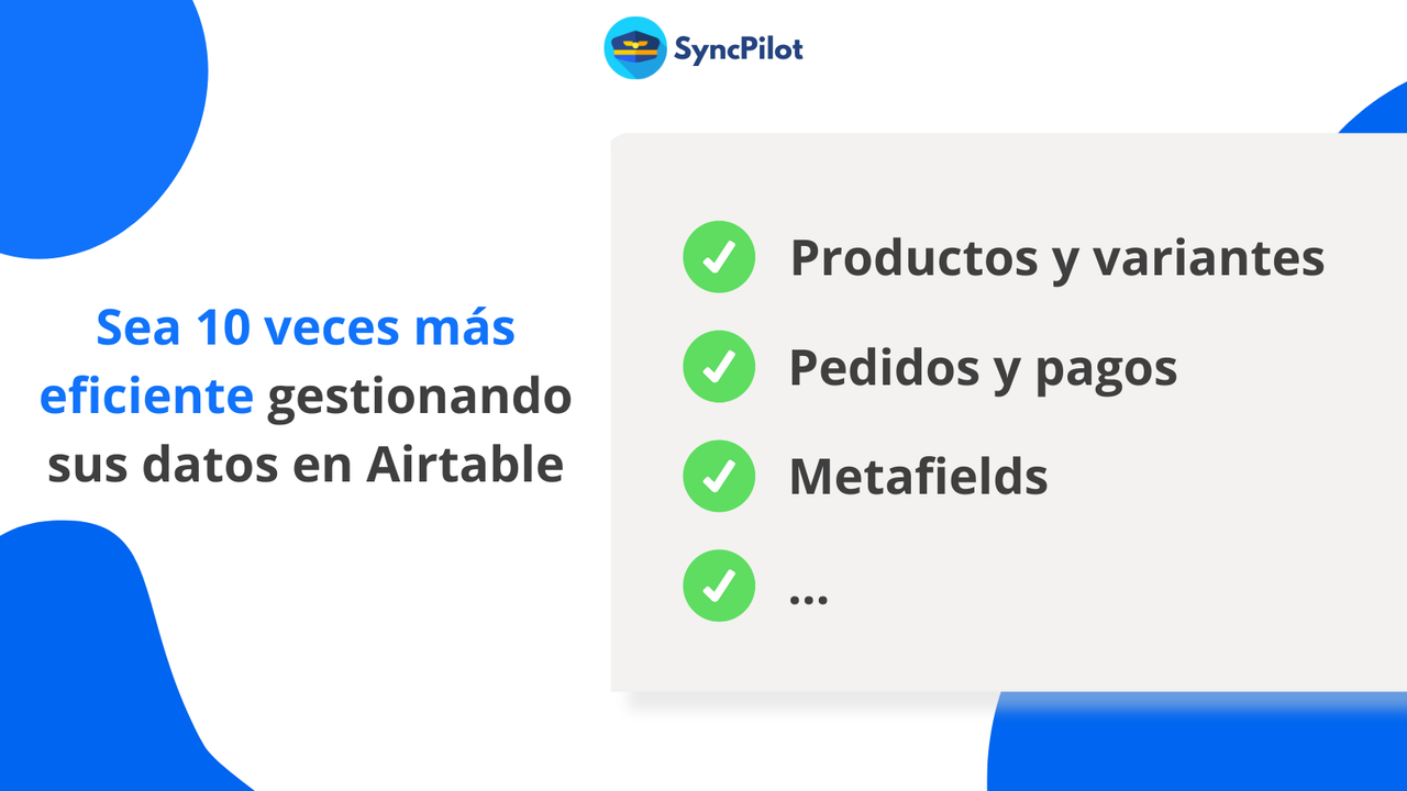 Gestiona tus datos de Shopify desde Airtable