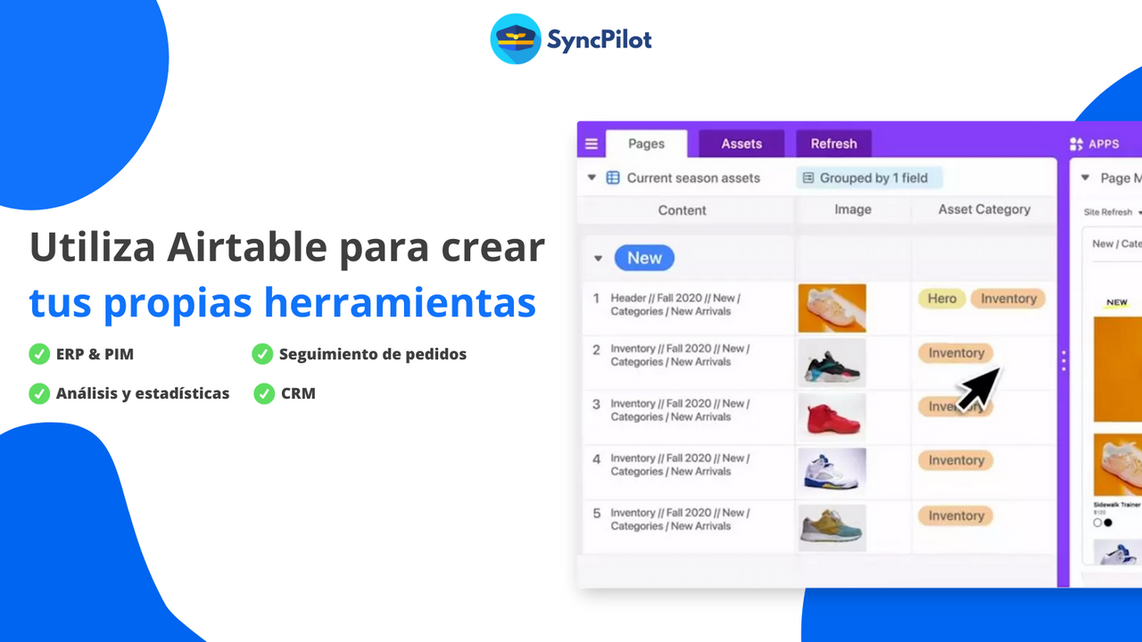 Crear herramientas personalizadas de Shopify con Airtable