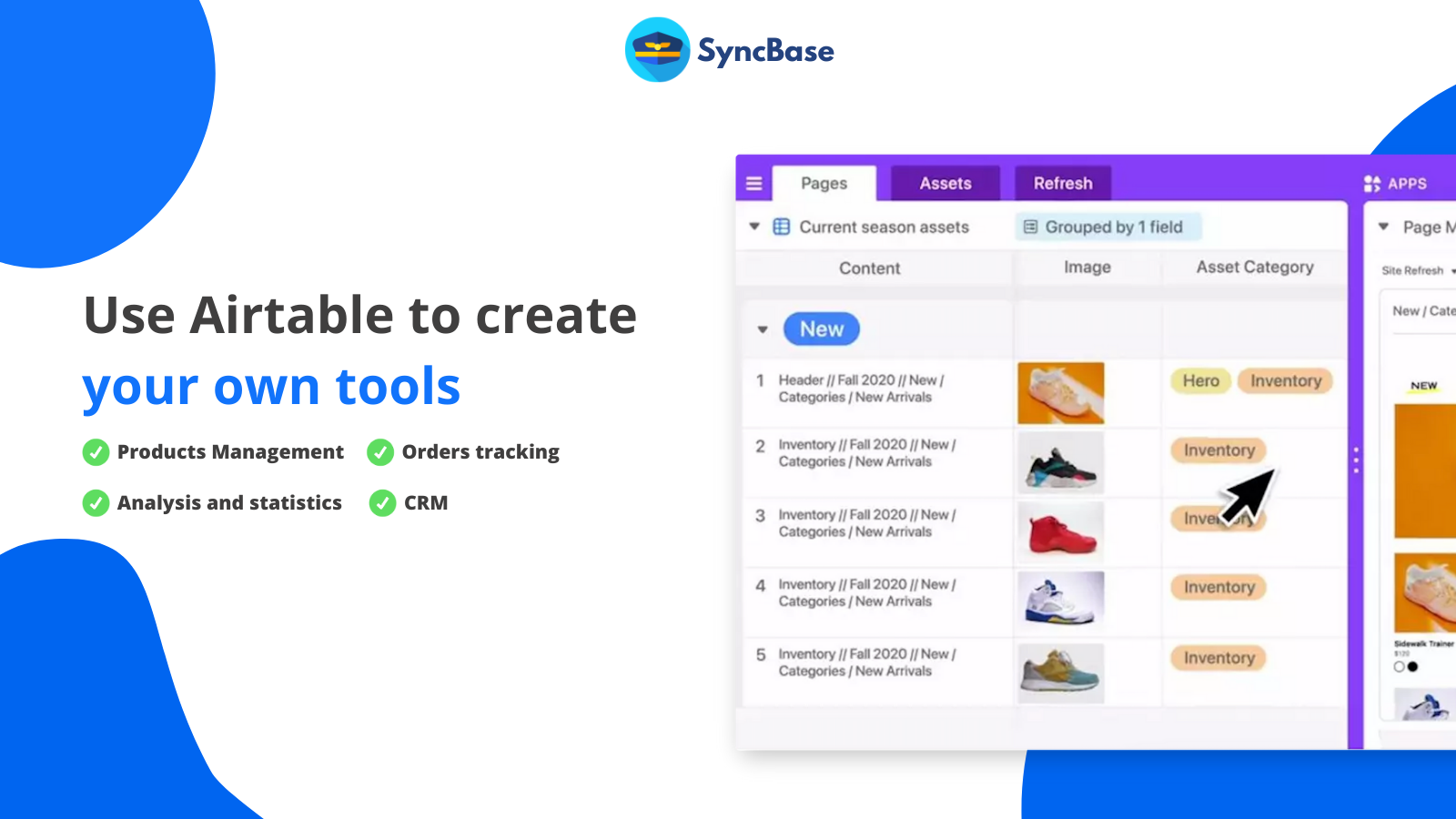 SyncBase Airtable Instant Sync Screenshot