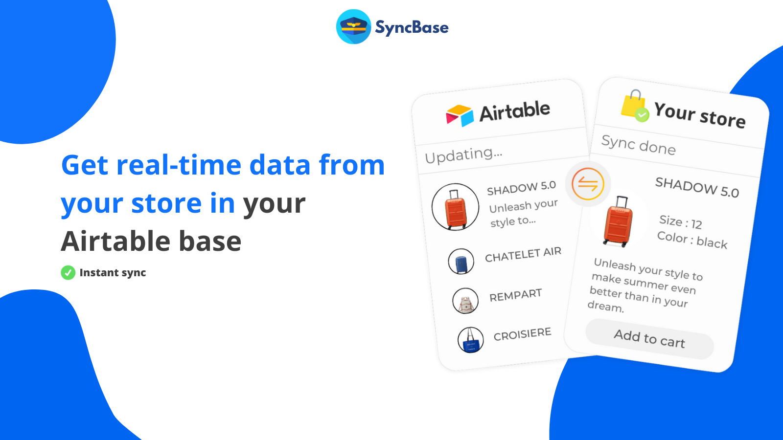 SyncBase Airtable Instant Sync Screenshot