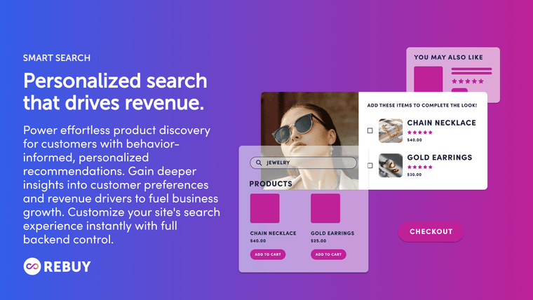 Rebuy Personalization Engine Screenshot