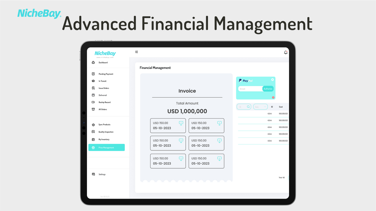 More advanced financial management system