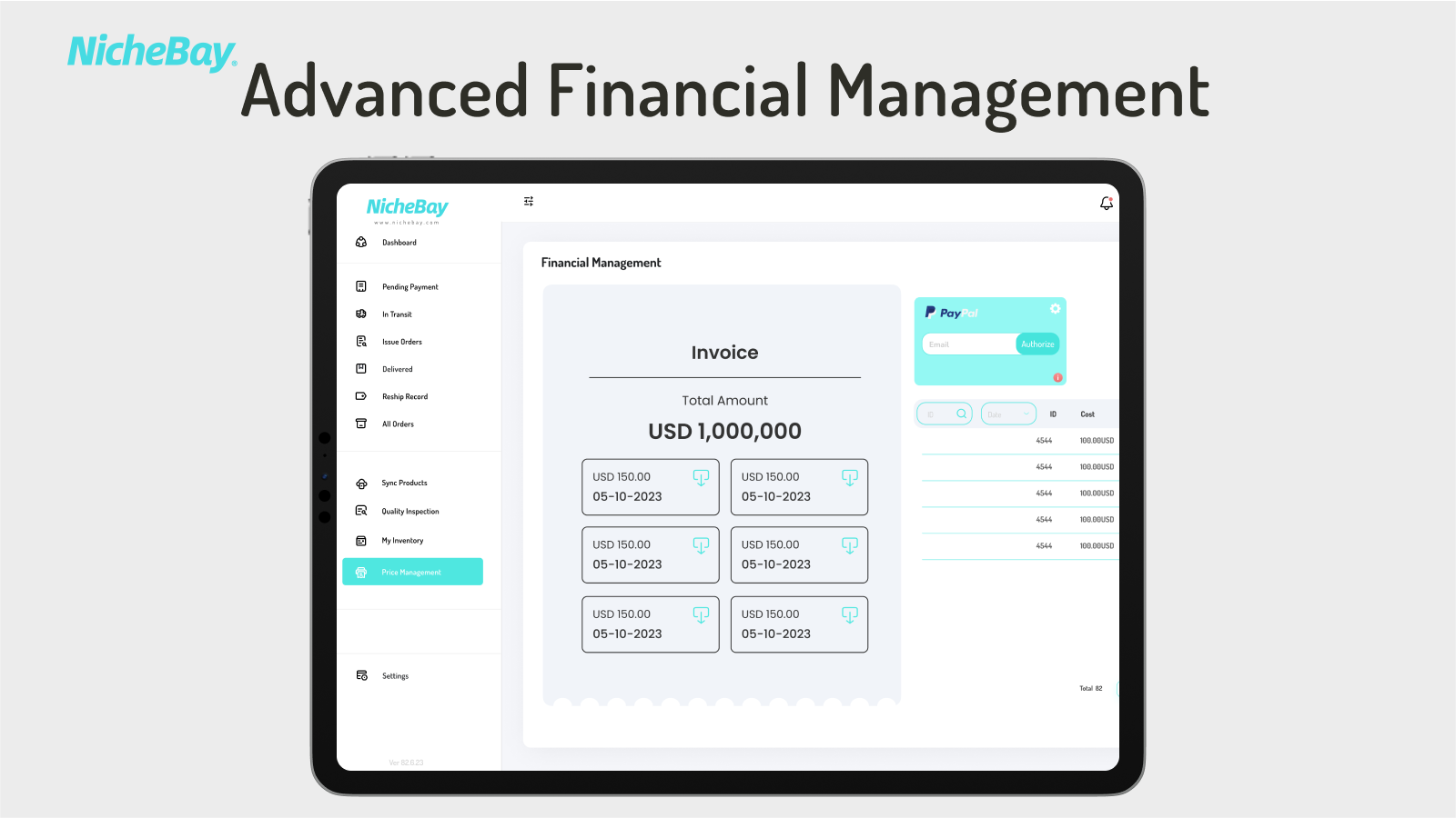 More advanced financial management system