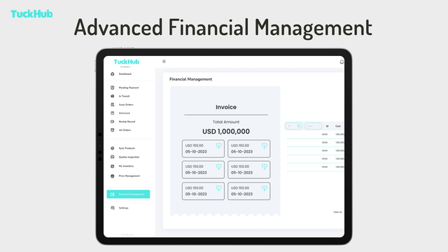 Système de gestion financière plus avancé