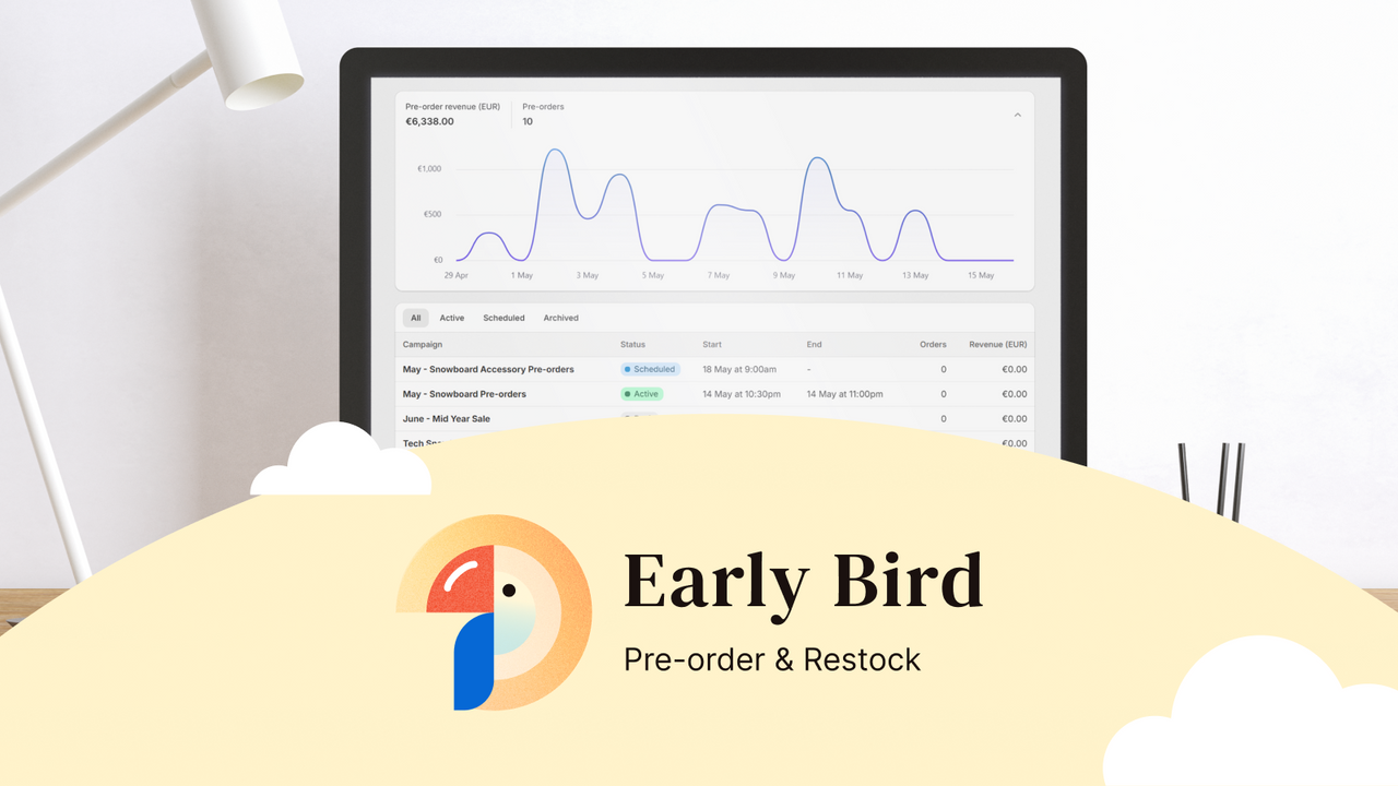 Early Bird: Pré-venda e Reposição