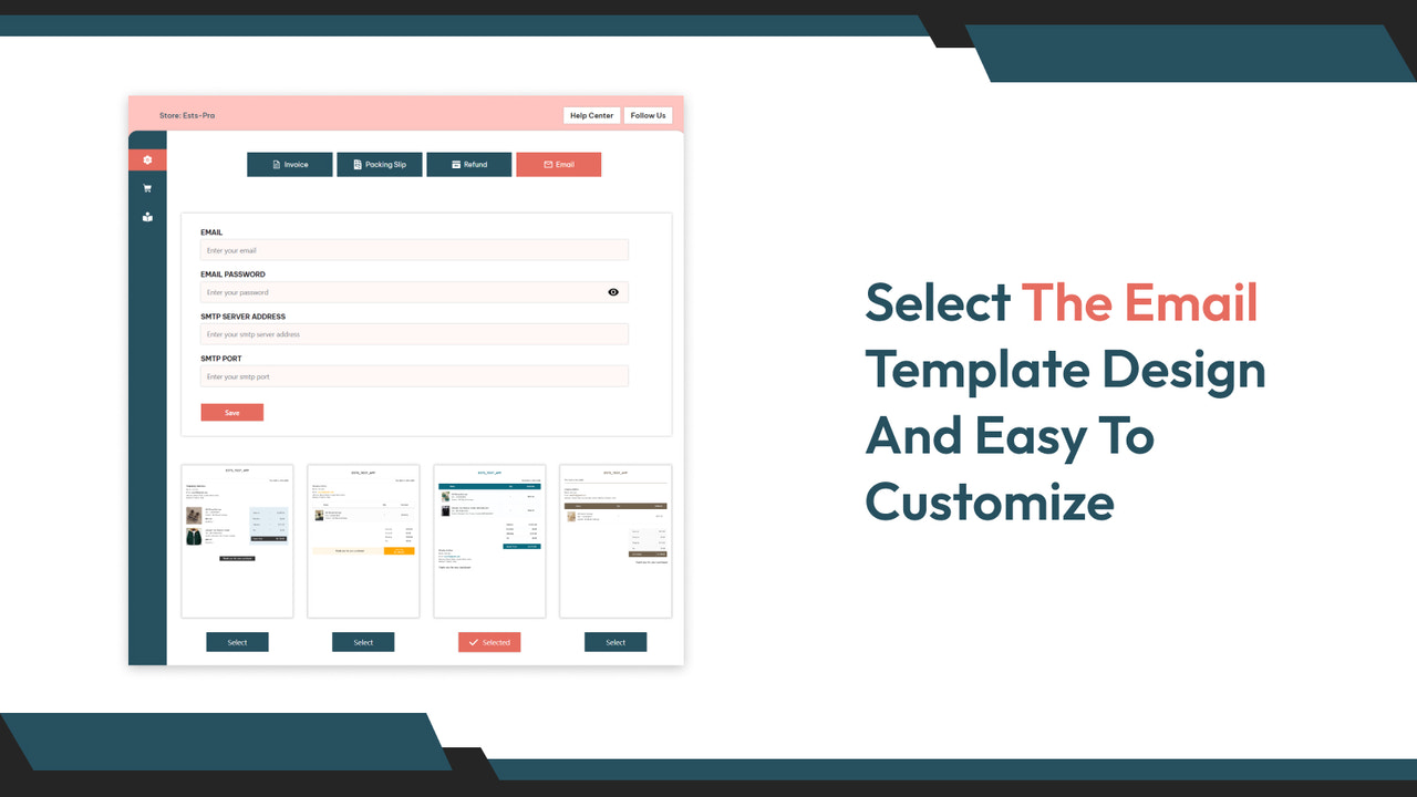 Select Email Template Design And Easy To Customize