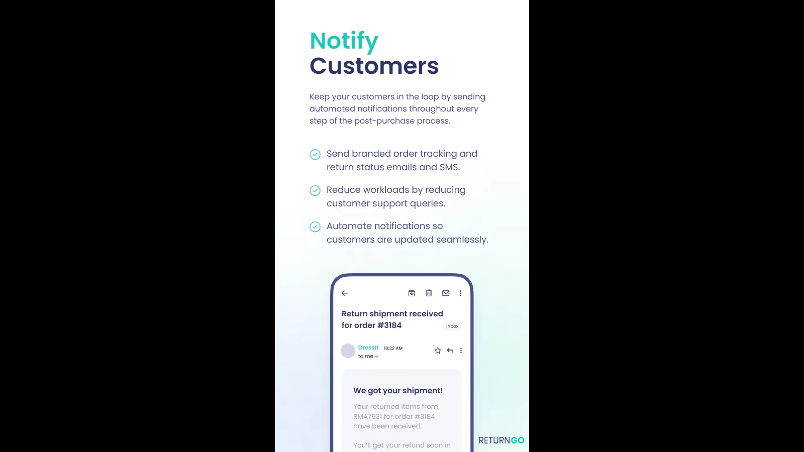 Notify Customers