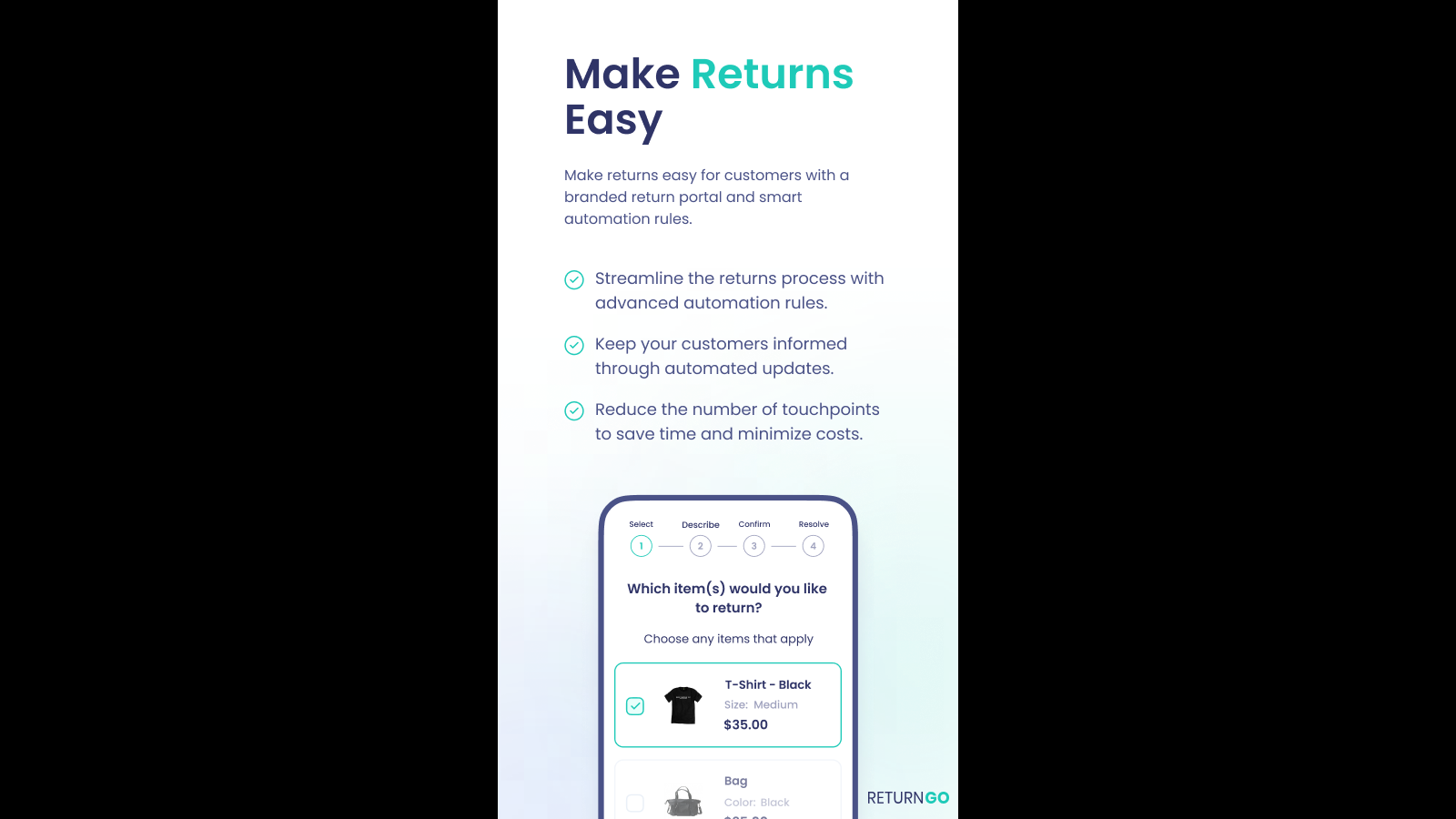 Make returns easy with a returns portal