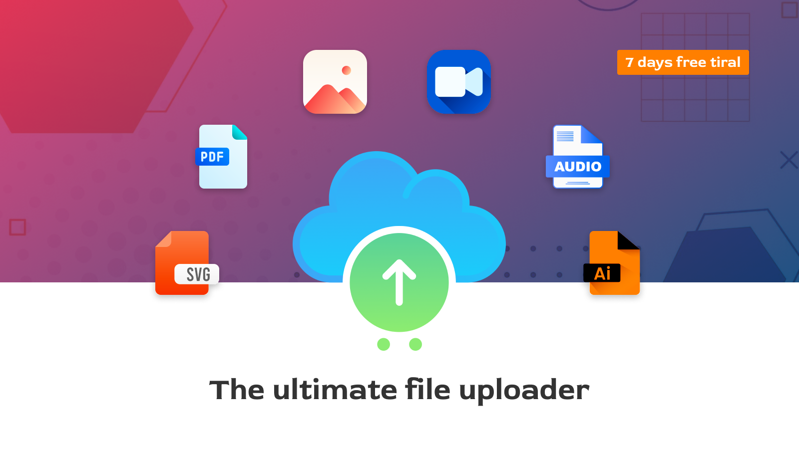 File upload, image upload banner