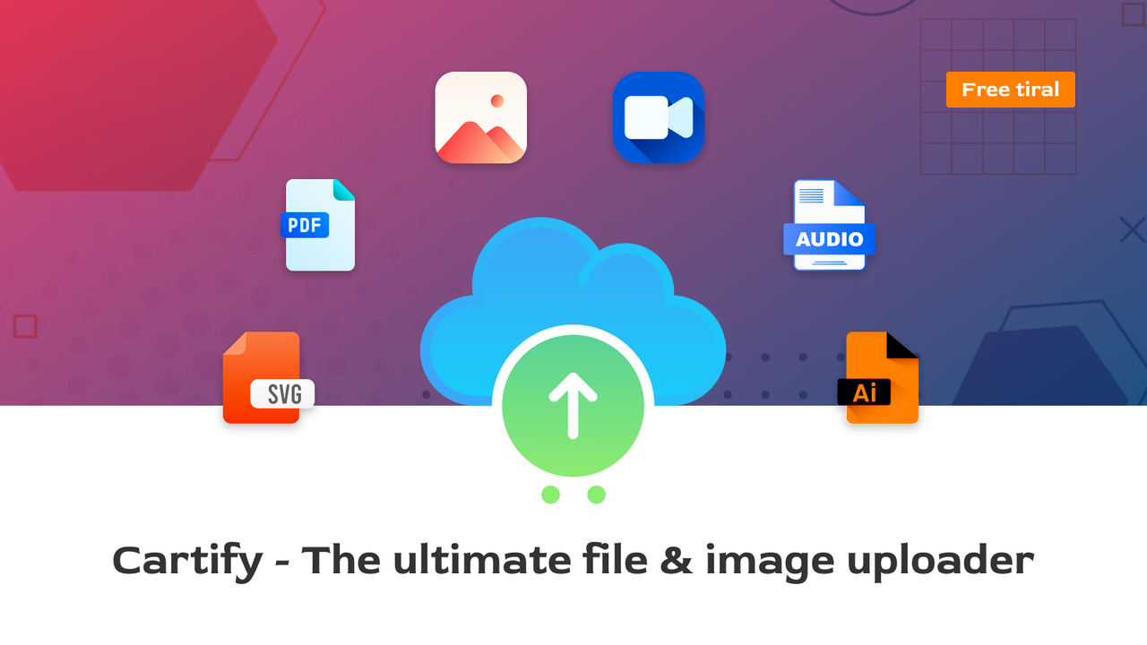 File upload, image upload banner