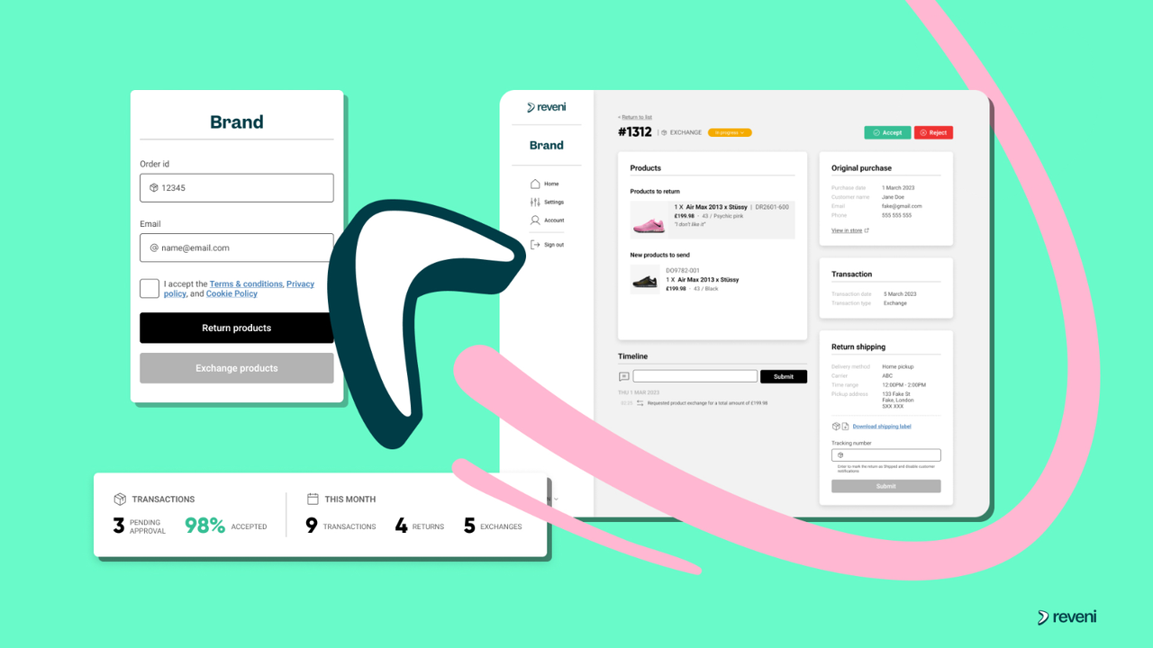Reveni - 退货门户和商家仪表板