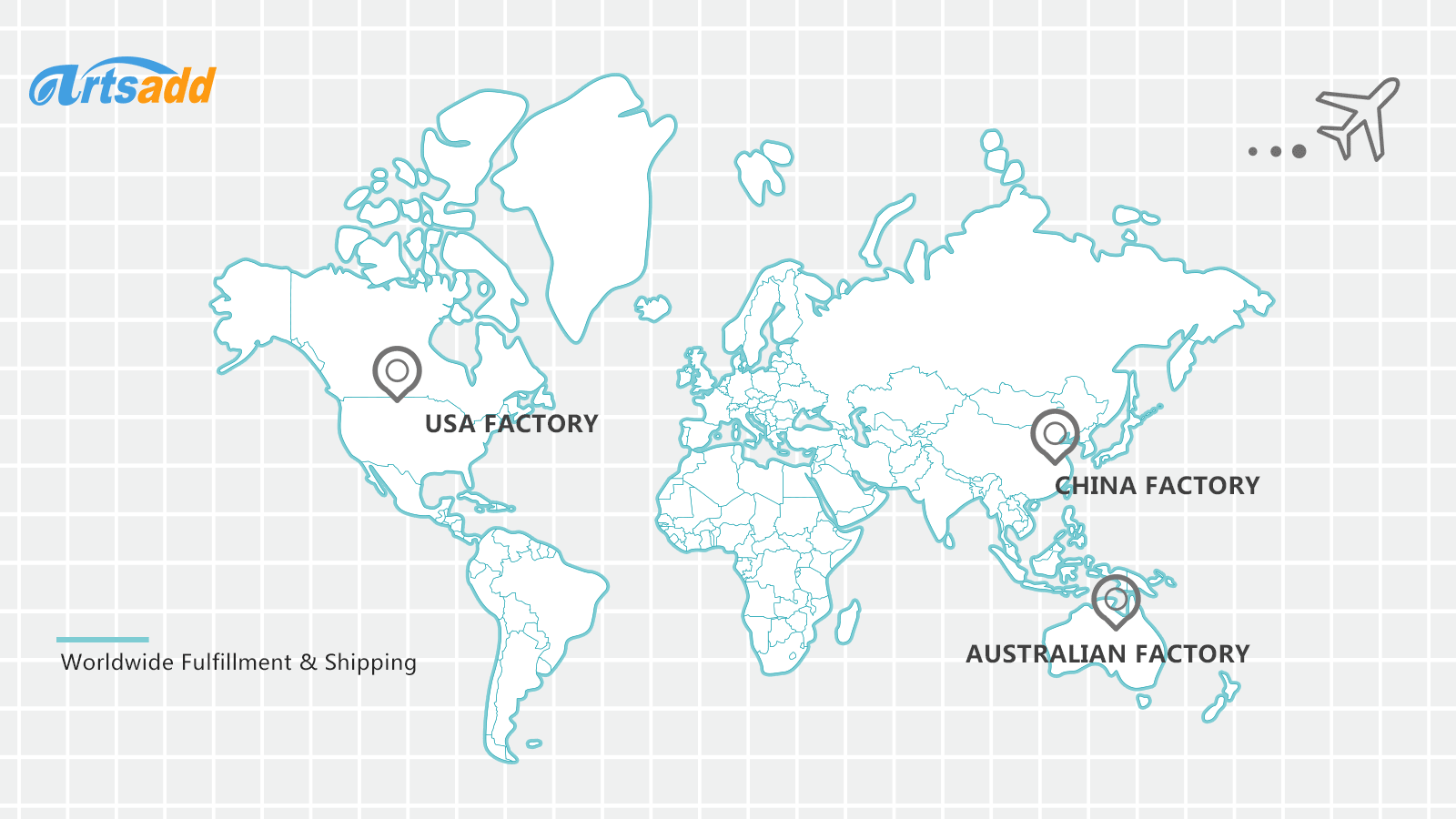 Plusieurs usines à l'étranger, meilleure solution de réalisation.