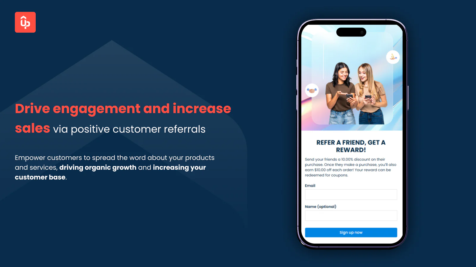 Reward loyalty: customer referral program