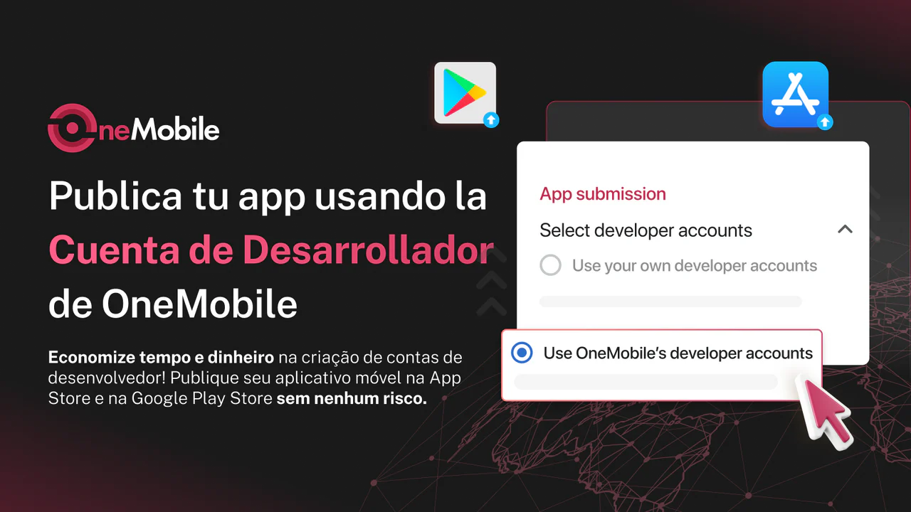 Publicar la app con la cuenta de desarrollador de OneMobile