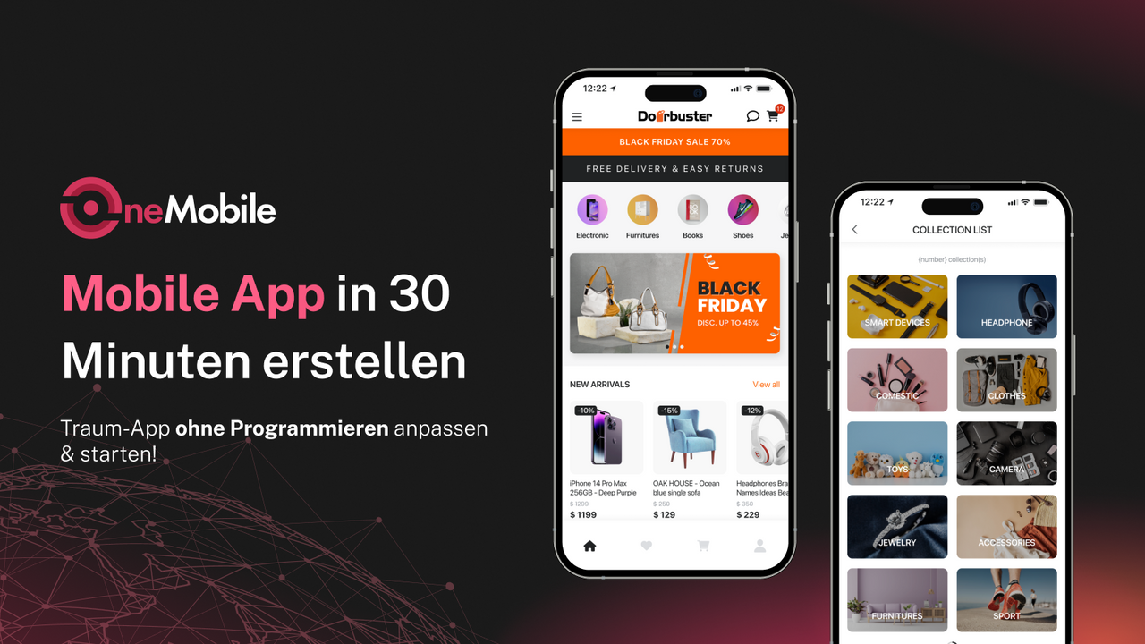 Erstellen Sie eine mobile App in 30 Minuten