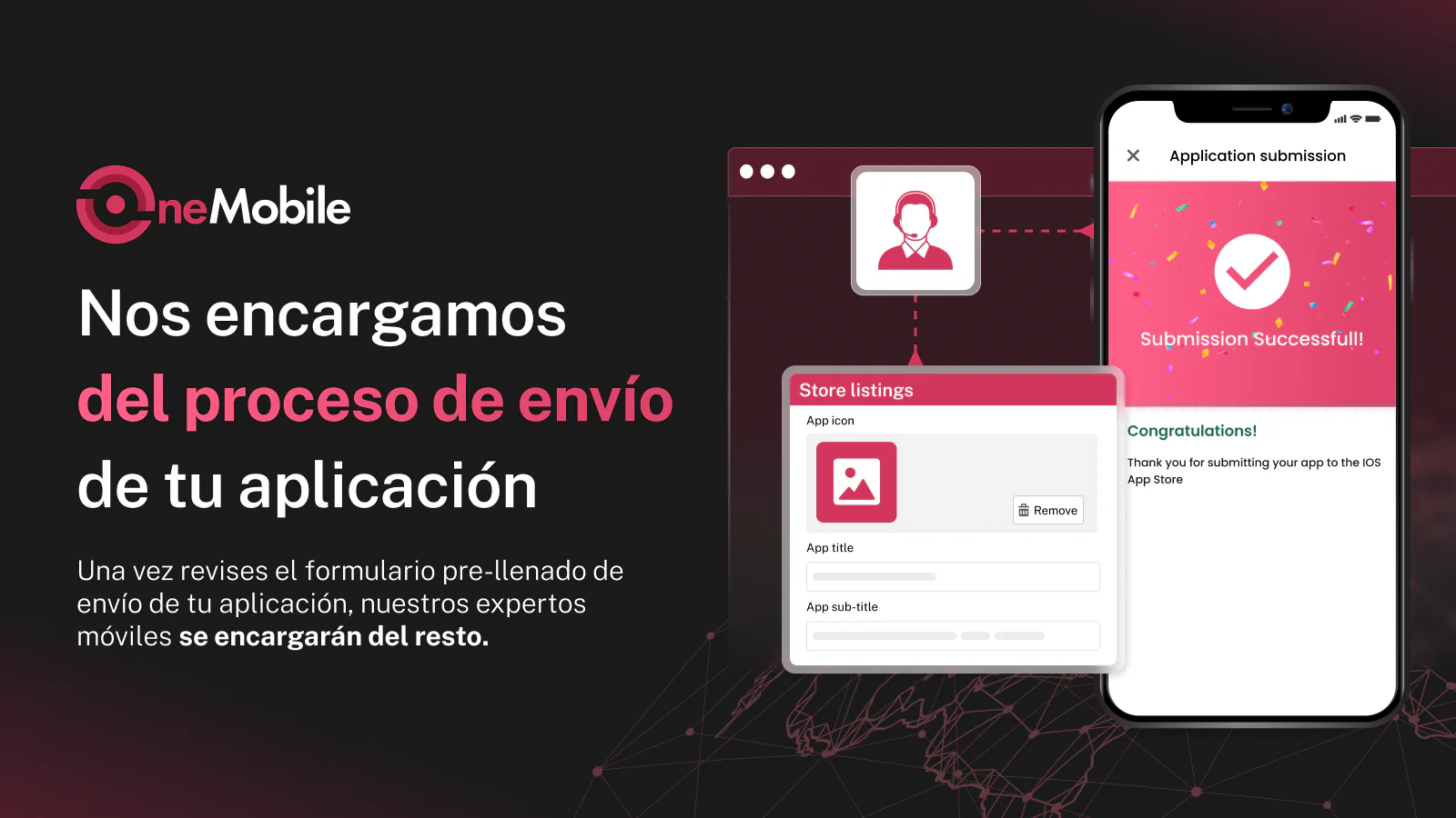 Contrate a expertos de OneMobile para crear app personalizadas