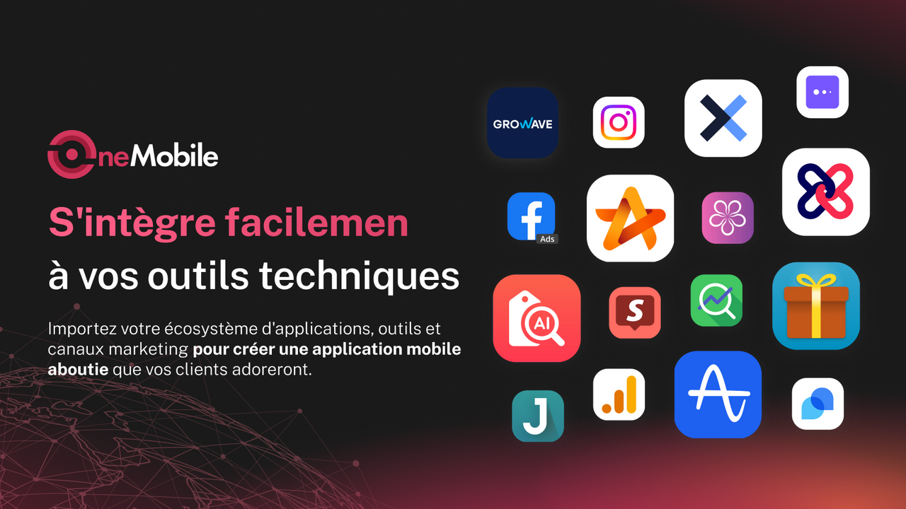 Intégration parfaite avec outils d'analyse, de marketing, etc.