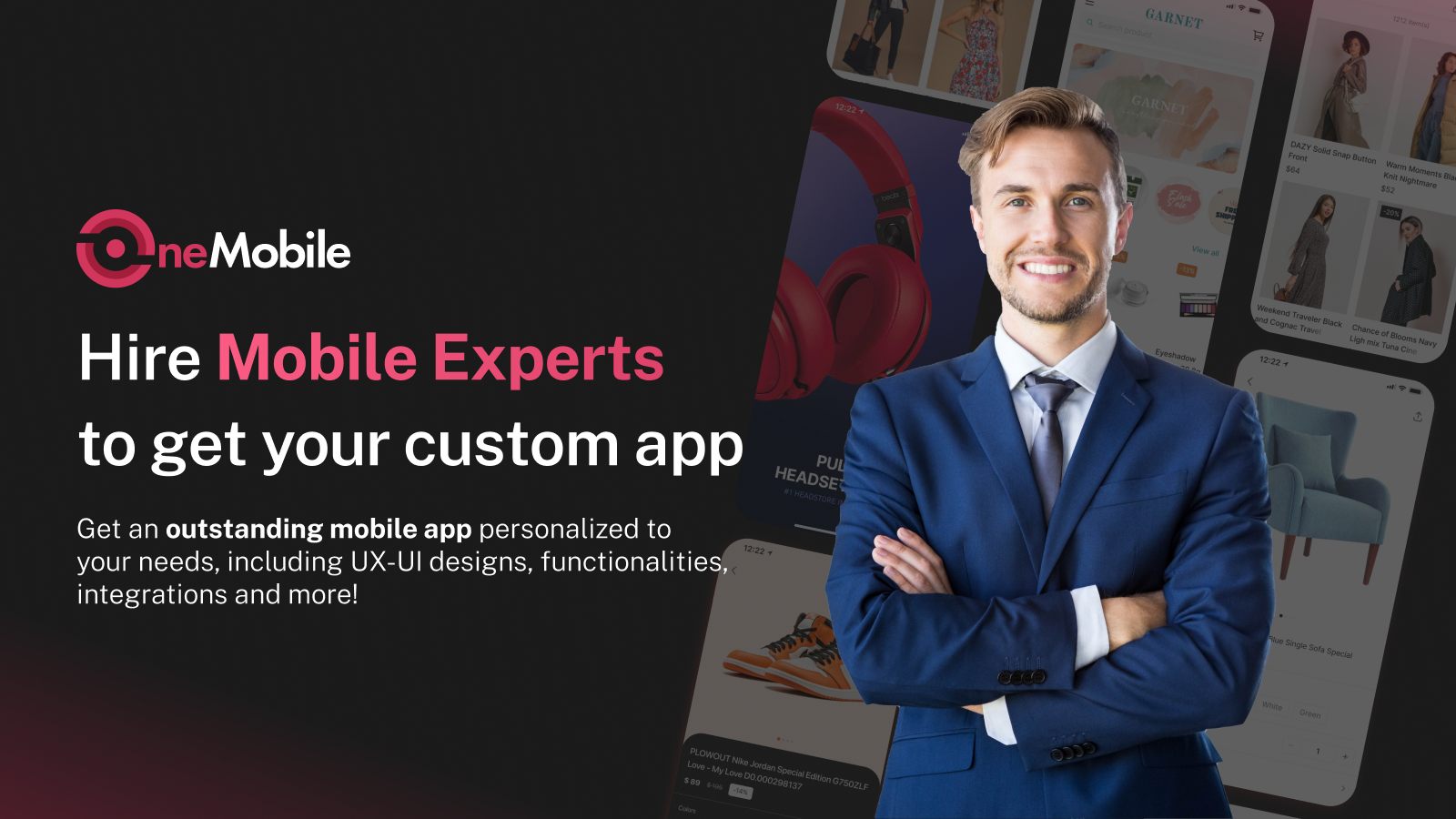 mobile app customization service by OneMobile Experts
