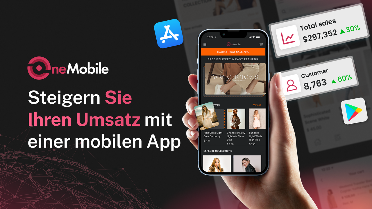 ios android mobile app für shopify store erstellen