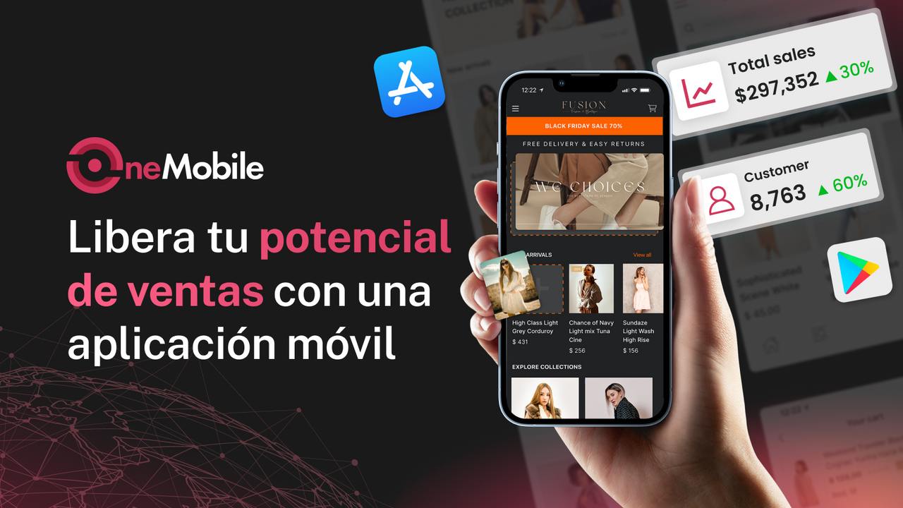 construir ios android aplicación móvil para tienda shopify