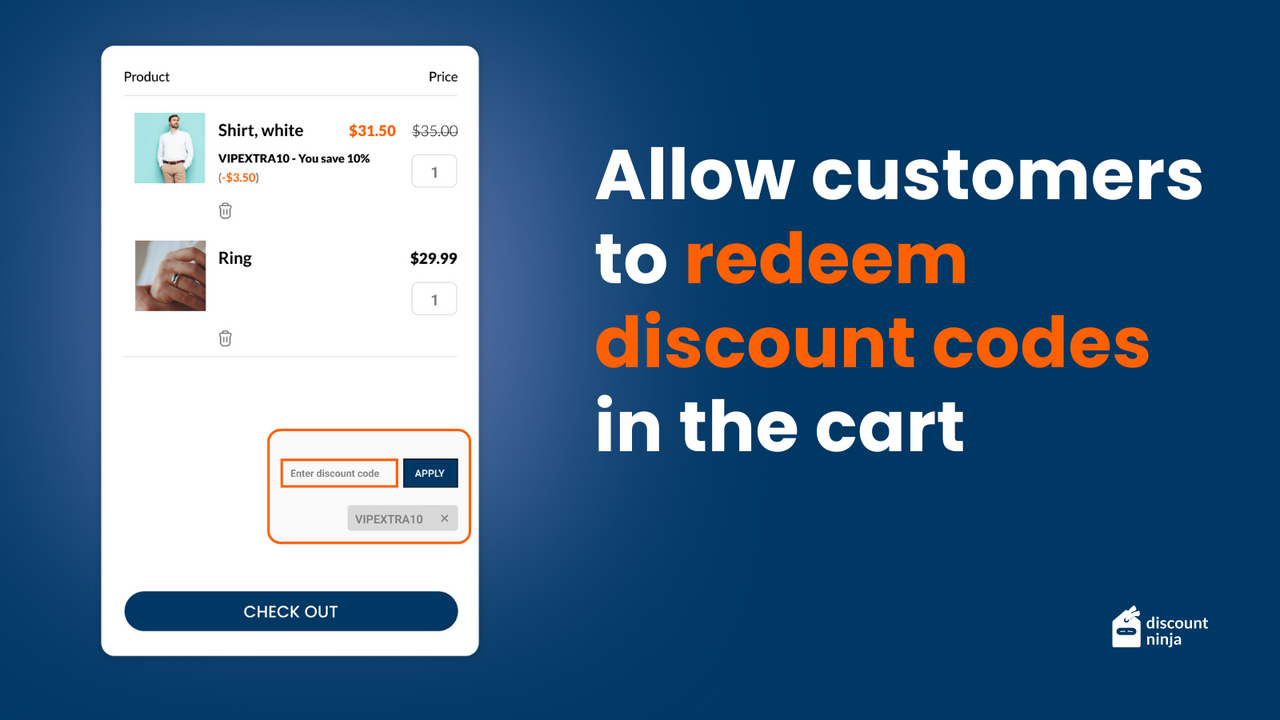 Add a discount field to the cart (and/or drawer cart)