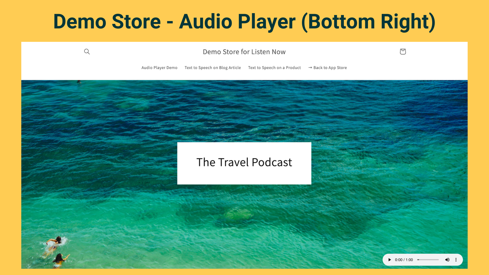 Listen Now! Audio Player Screenshot