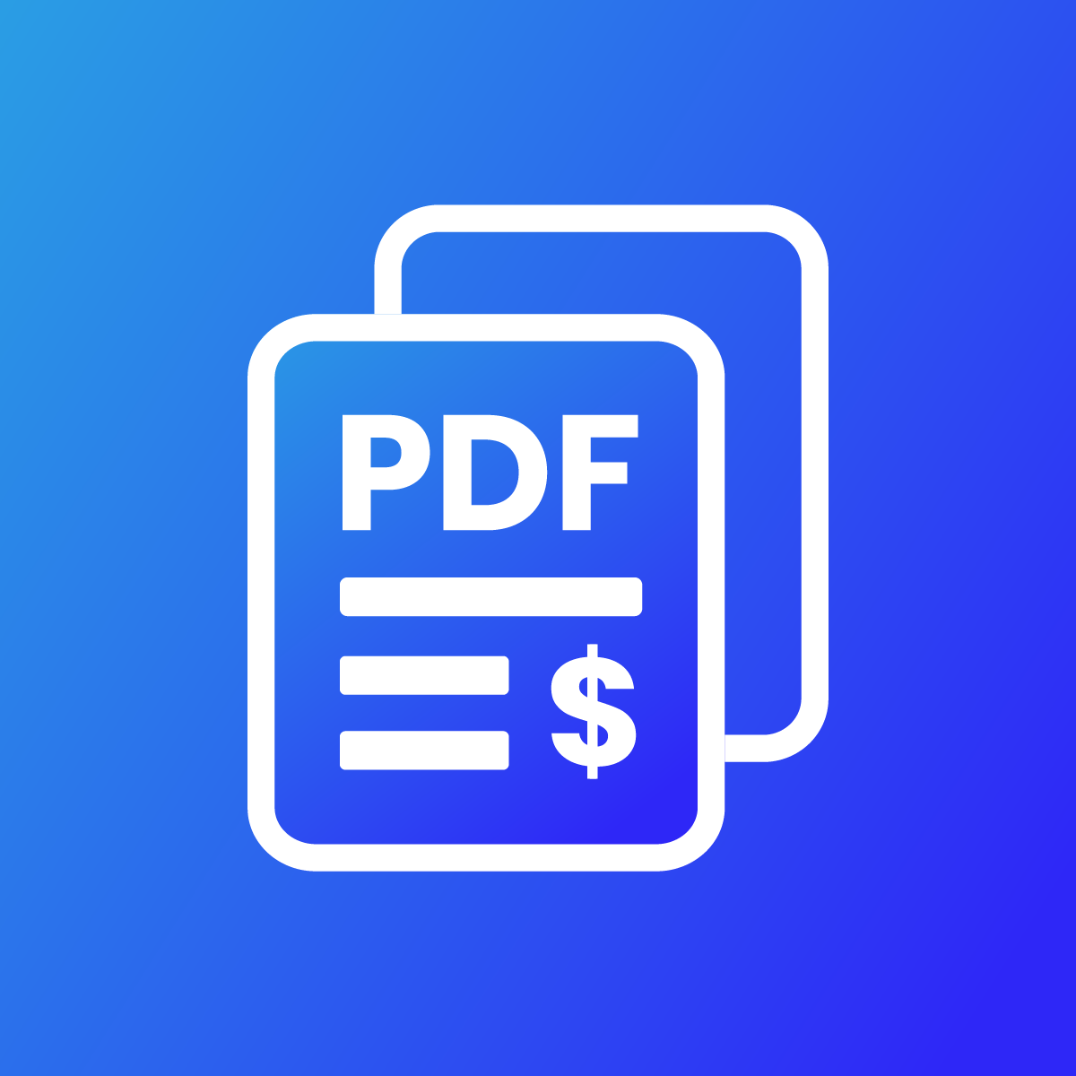 Drag & Drop PDF Invoice