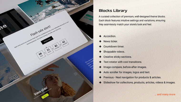 Snap Blocks: Theme UI Library Screenshot