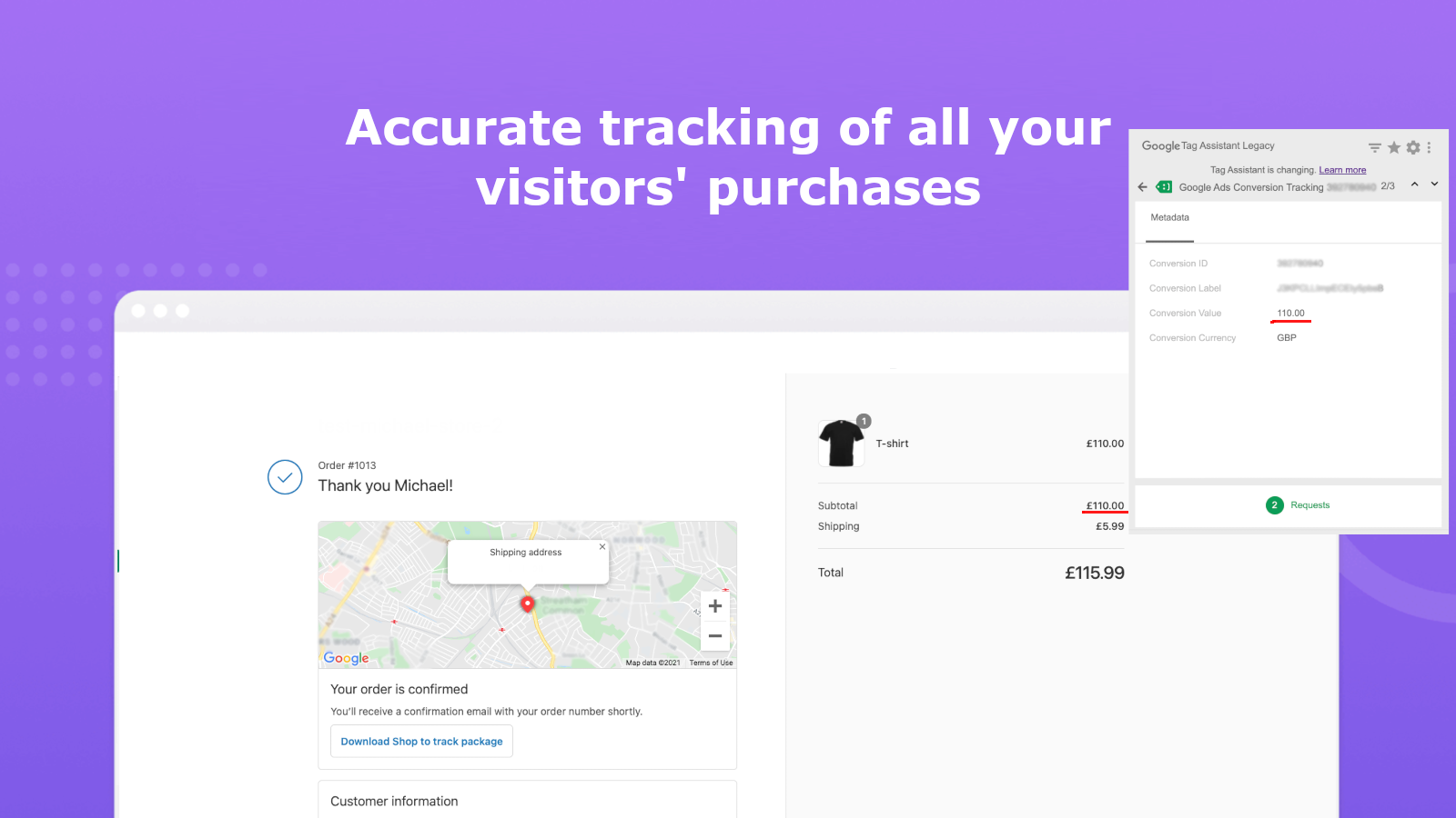 OneClick: Google Ads Tracking - Conversion Pixel & Google Adwords