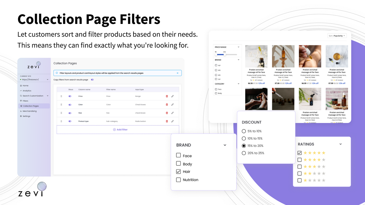 Unlimited Collection filters & product filters