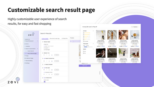 Anpassbare Smart Search & Discovery App