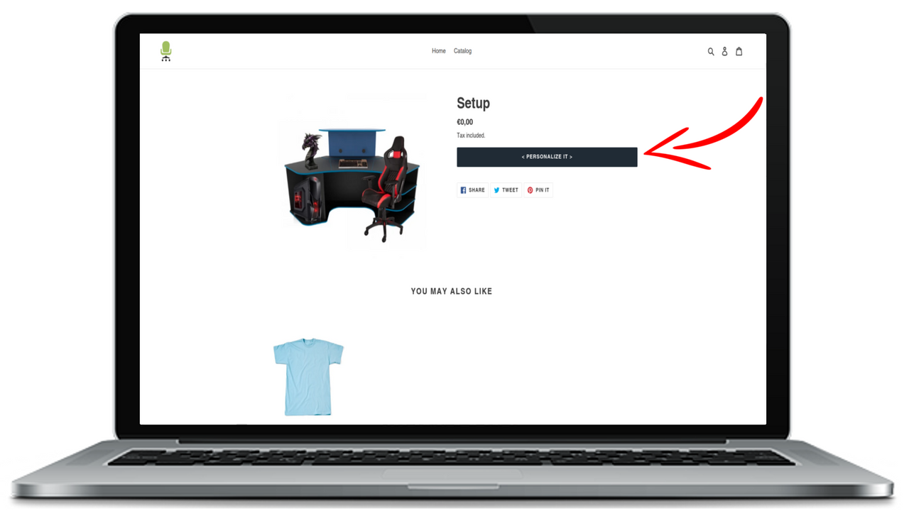 Access to the configurator as a customer