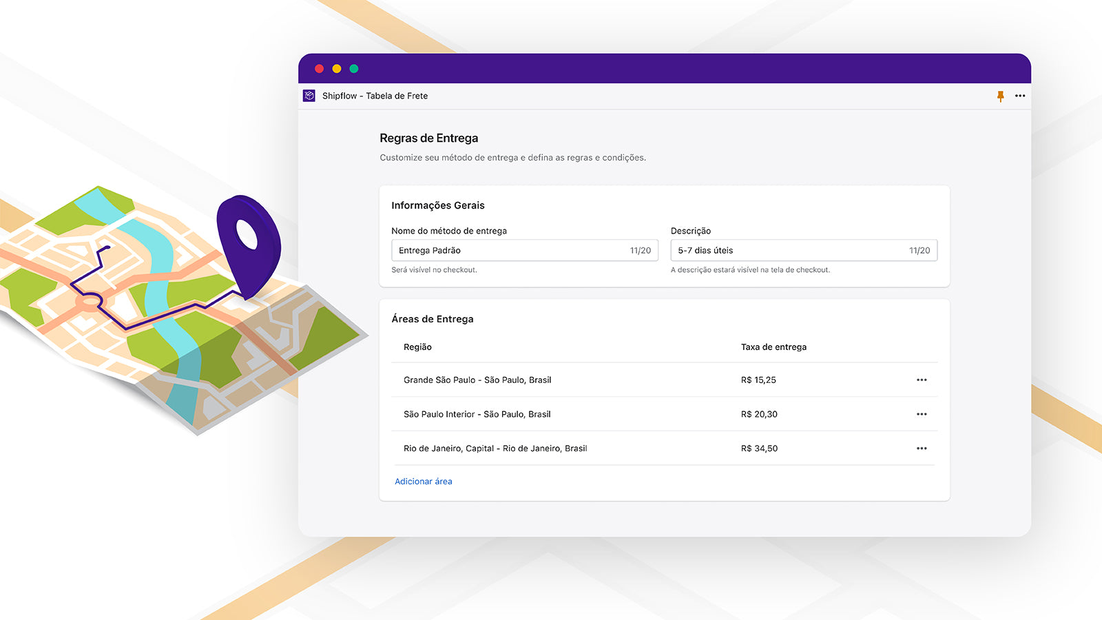 Shipflow ‑ Tabela de Frete Screenshot