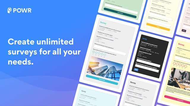 Create unlimited Surveys + Polls.