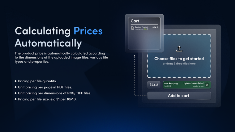 Upload Center: Dynamic Pricing Screenshot