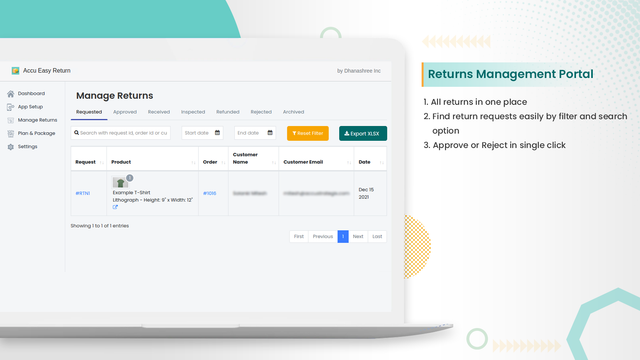 Returhantering - Accu Easy Return