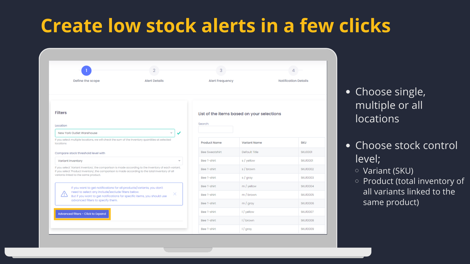 Low Stock Alert & Forecasting