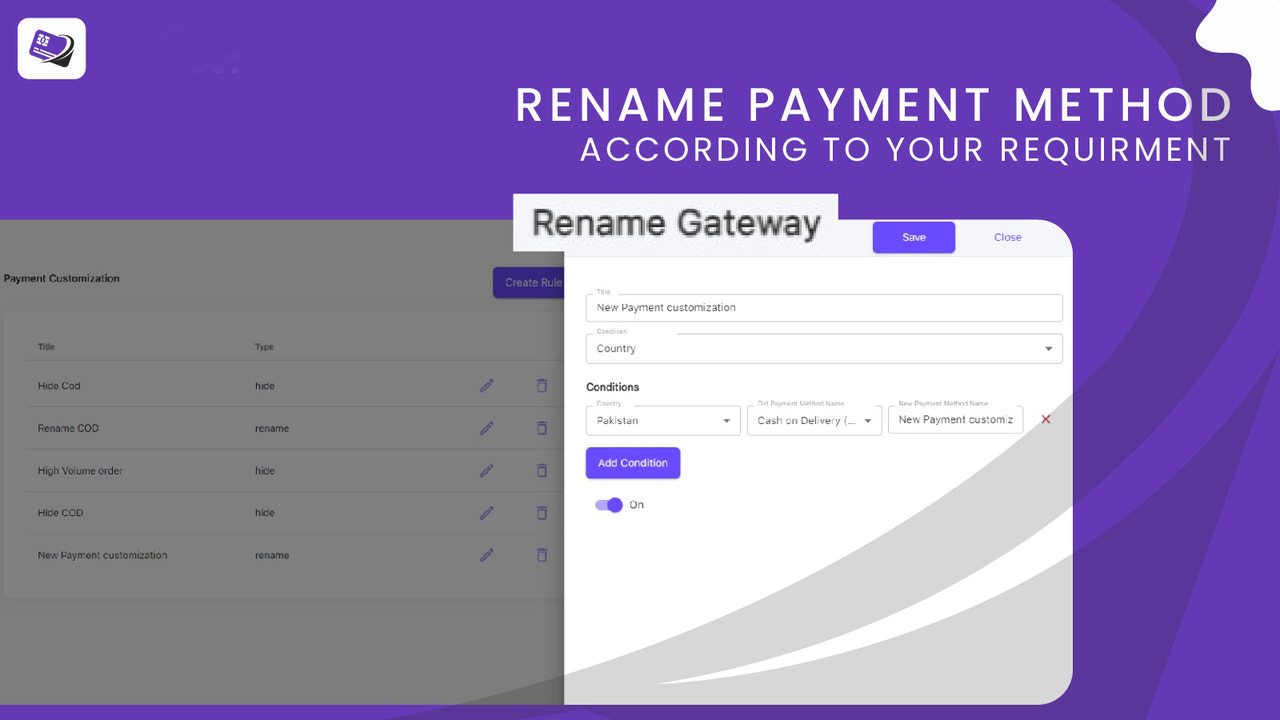 Renomear Gateway