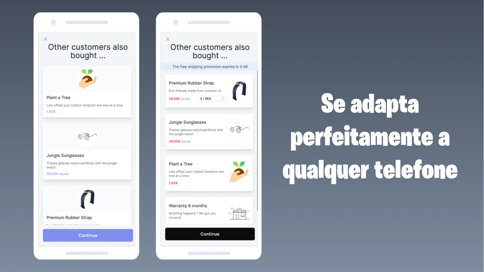 Se adapta perfeitamente a qualquer telefone