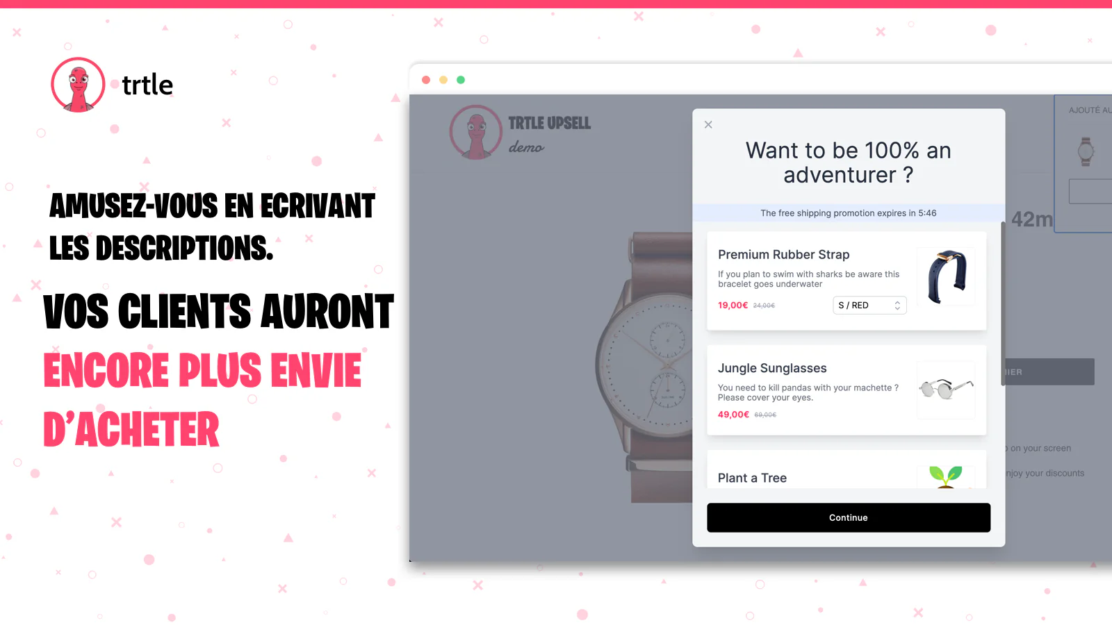 RENDEZ VOTRE UPSELL MARRANTE